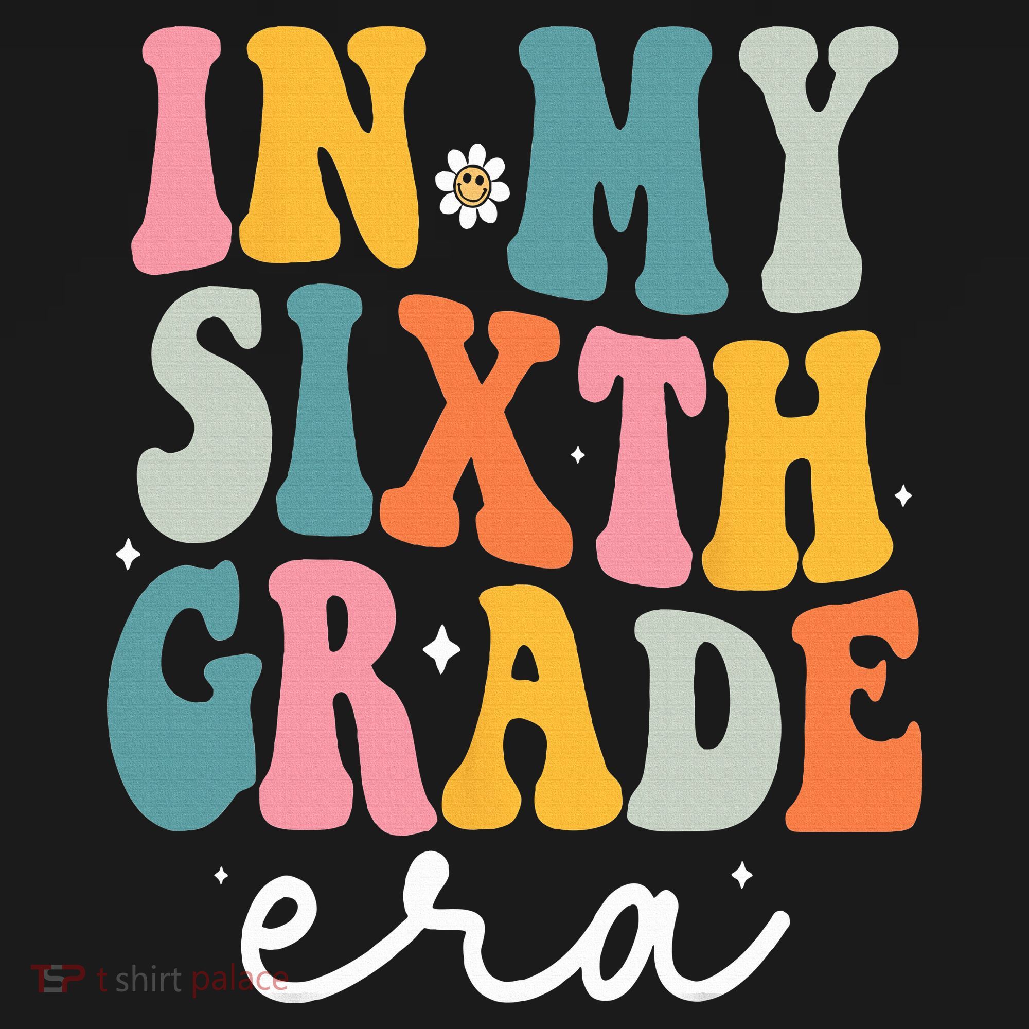In My Sixth 6th Grade Era Groovy Back To School Teacher Women's Hoodie
