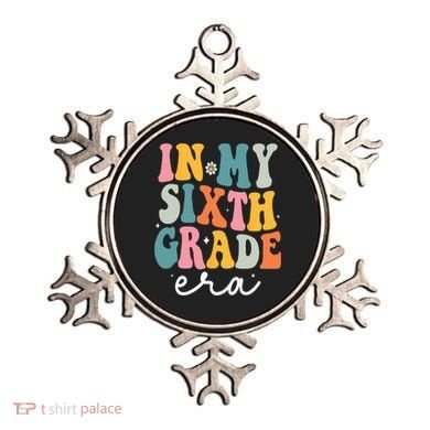 In My Sixth 6th Grade Era Groovy Back To School Teacher Ornament