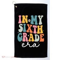 In My Sixth 6th Grade Era Groovy Back To School Teacher Golf Towel thumb 0