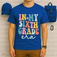 In My Sixth 6th Grade Era Groovy Back To School Teacher T-Shirt thumb 6