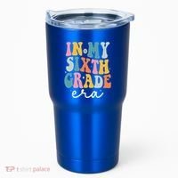 In My Sixth 6th Grade Era Groovy Back To School Teacher Tumbler thumb 0