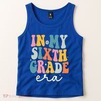 In My Sixth 6th Grade Era Groovy Back To School Teacher Tank Top thumb 2
