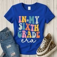 In My Sixth 6th Grade Era Groovy Back To School Teacher Women's T-Shirt thumb 3