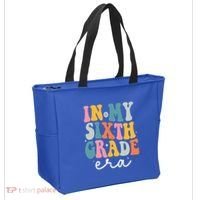 In My Sixth 6th Grade Era Groovy Back To School Teacher Tote Bag thumb 2