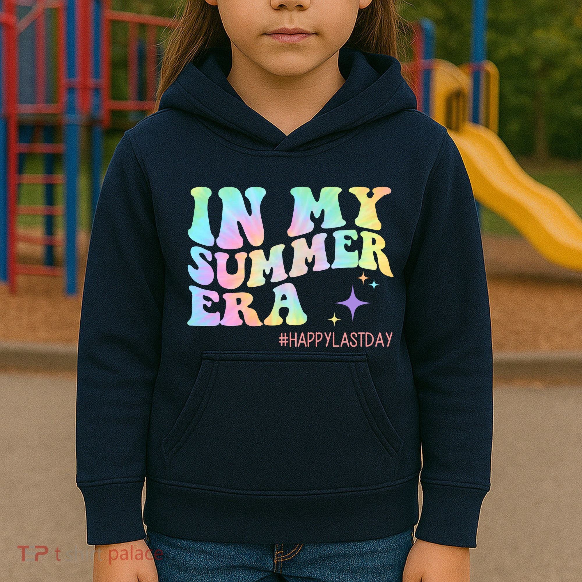 In My Summer Era Happy Last Day Of School Kids Hoodie