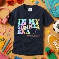 In My Summer Era Happy Last Day Of School Kids T-Shirt thumb 3