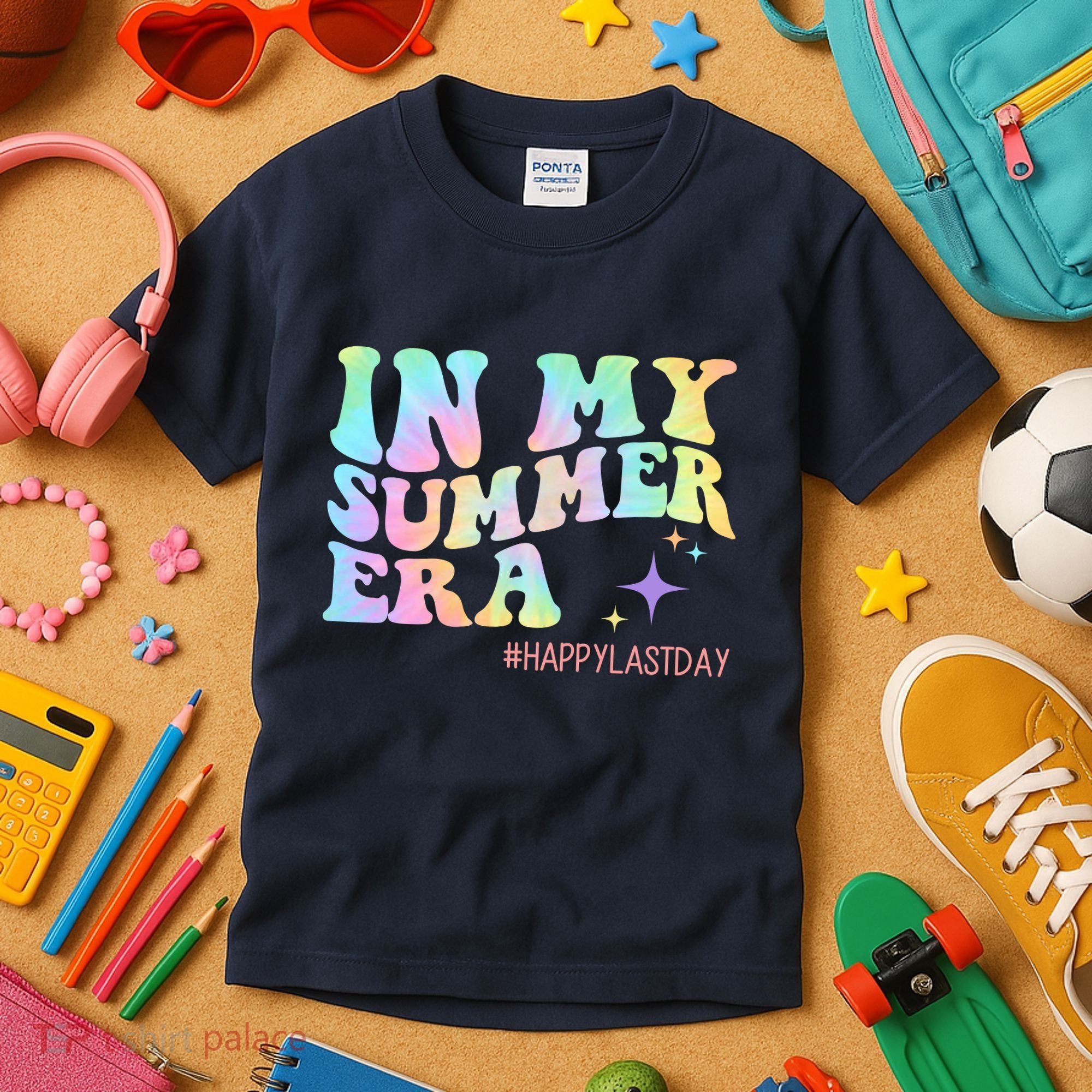 In My Summer Era Happy Last Day Of School Kids T-Shirt