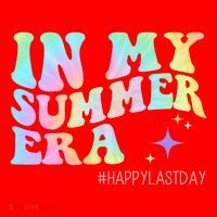 In My Summer Era Happy Last Day Of School Santa Hat thumb 1