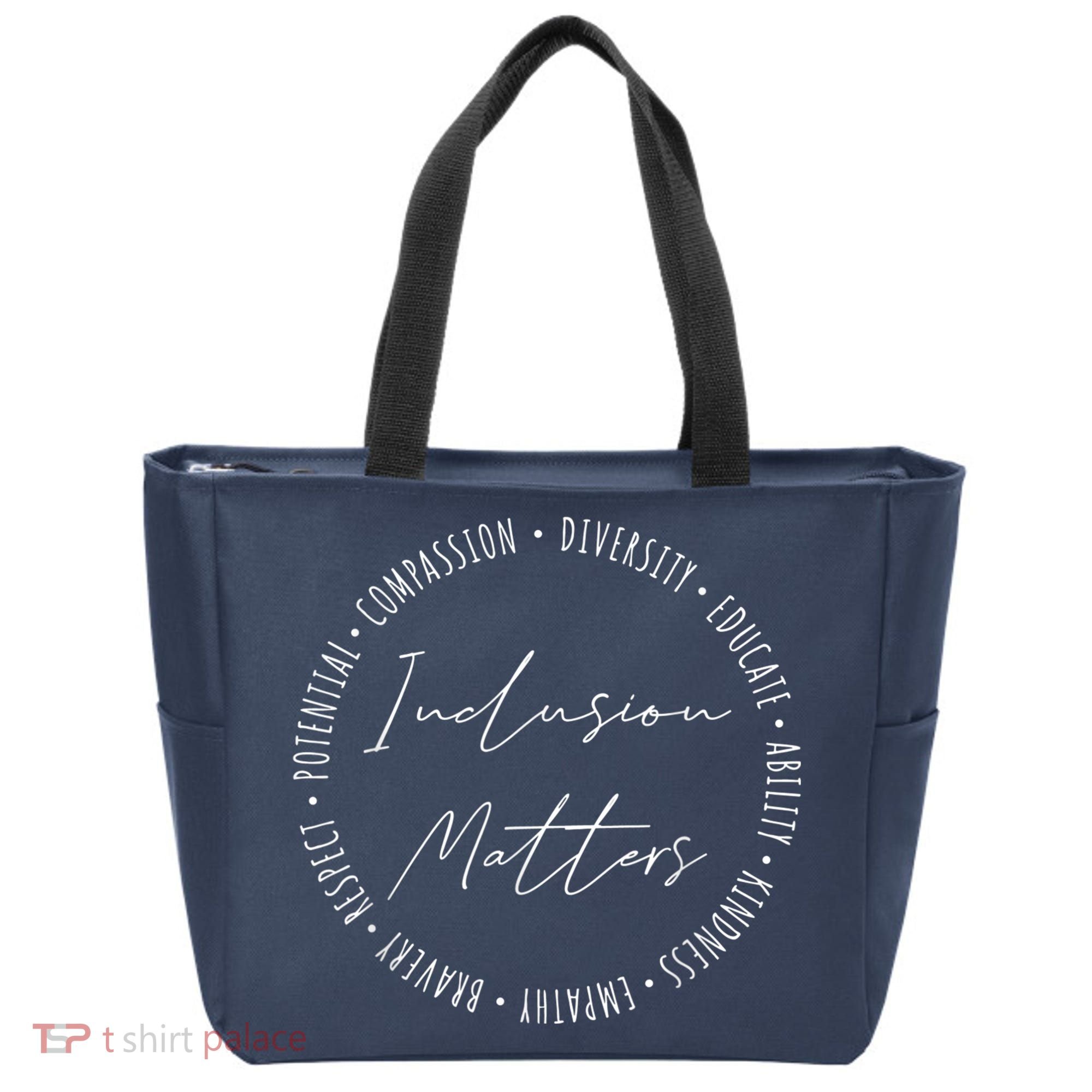 Inclusion Matters Special Education Sped Teacher Funny Gifts Tote Bag