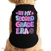 In My Second Grade Era Back To School 2nd Grade Teacher Doggie Tank thumb 0