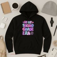 In My Second Grade Era Back To School 2nd Grade Teacher Hoodie thumb 3