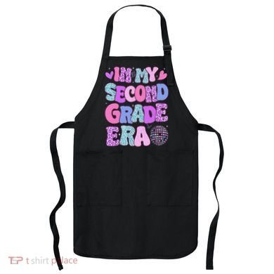 In My Second Grade Era Back To School 2nd Grade Teacher Apron