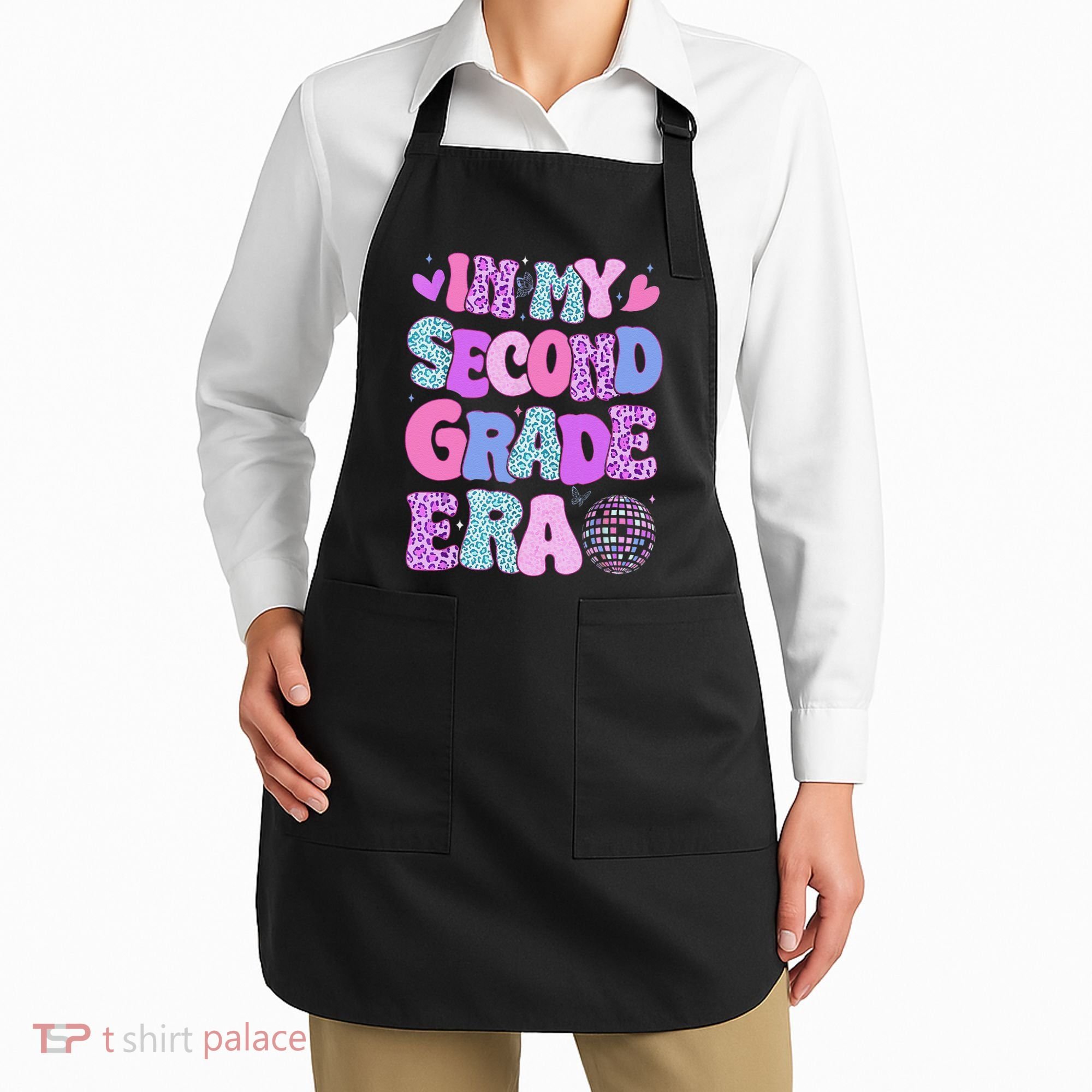 In My Second Grade Era Back To School 2nd Grade Teacher Apron