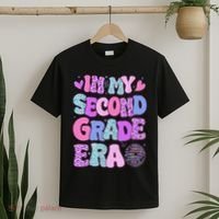 In My Second Grade Era Back To School 2nd Grade Teacher T-Shirt thumb 2