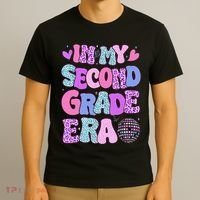 In My Second Grade Era Back To School 2nd Grade Teacher T-Shirt thumb 3