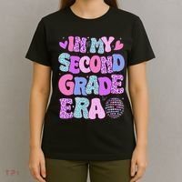 In My Second Grade Era Back To School 2nd Grade Teacher T-Shirt thumb 4
