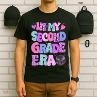 In My Second Grade Era Back To School 2nd Grade Teacher T-Shirt thumb 6