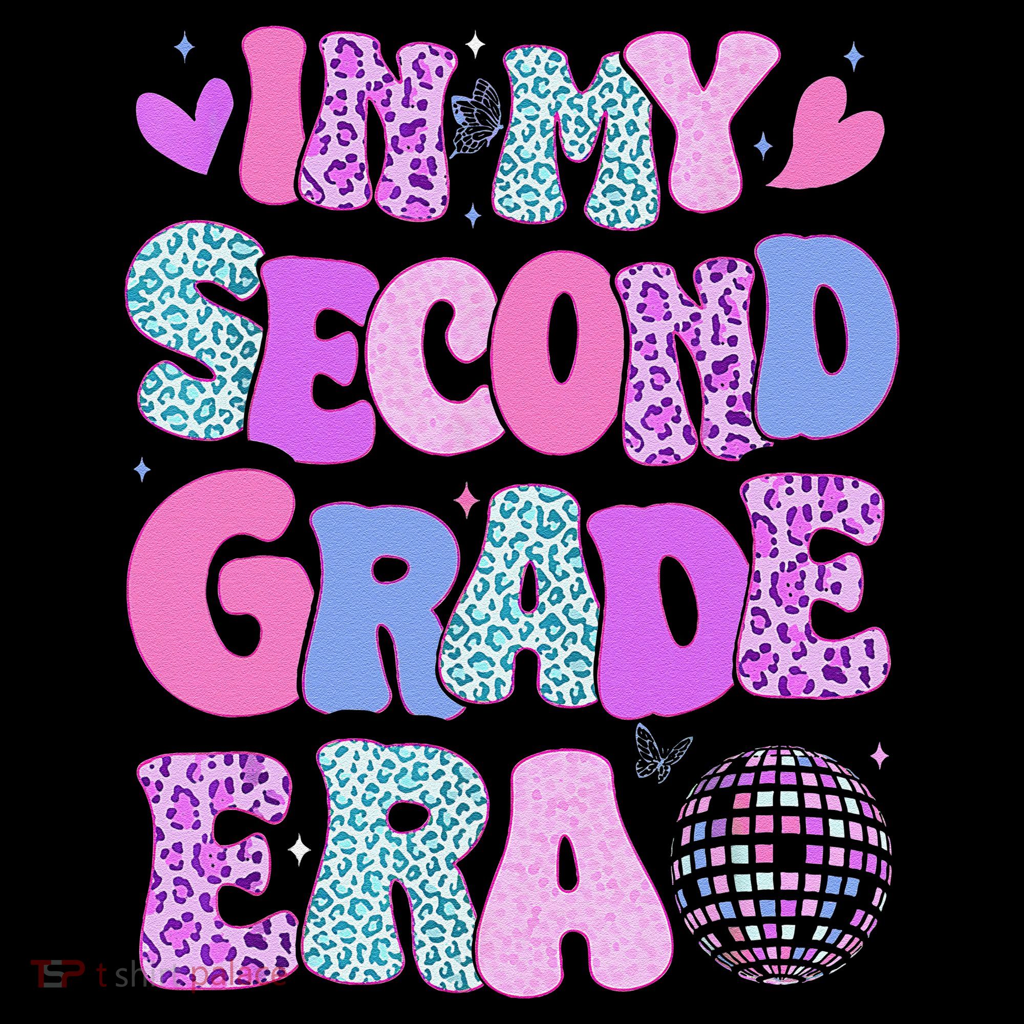 In My Second Grade Era Back To School 2nd Grade Teacher Women's Hoodie