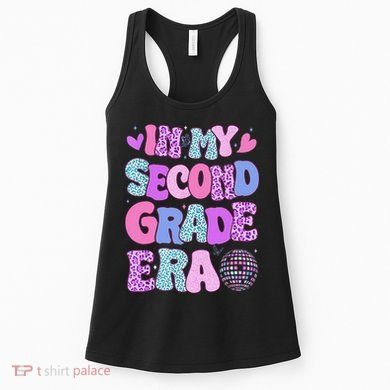 In My Second Grade Era Back To School 2nd Grade Teacher Women's Tank Top