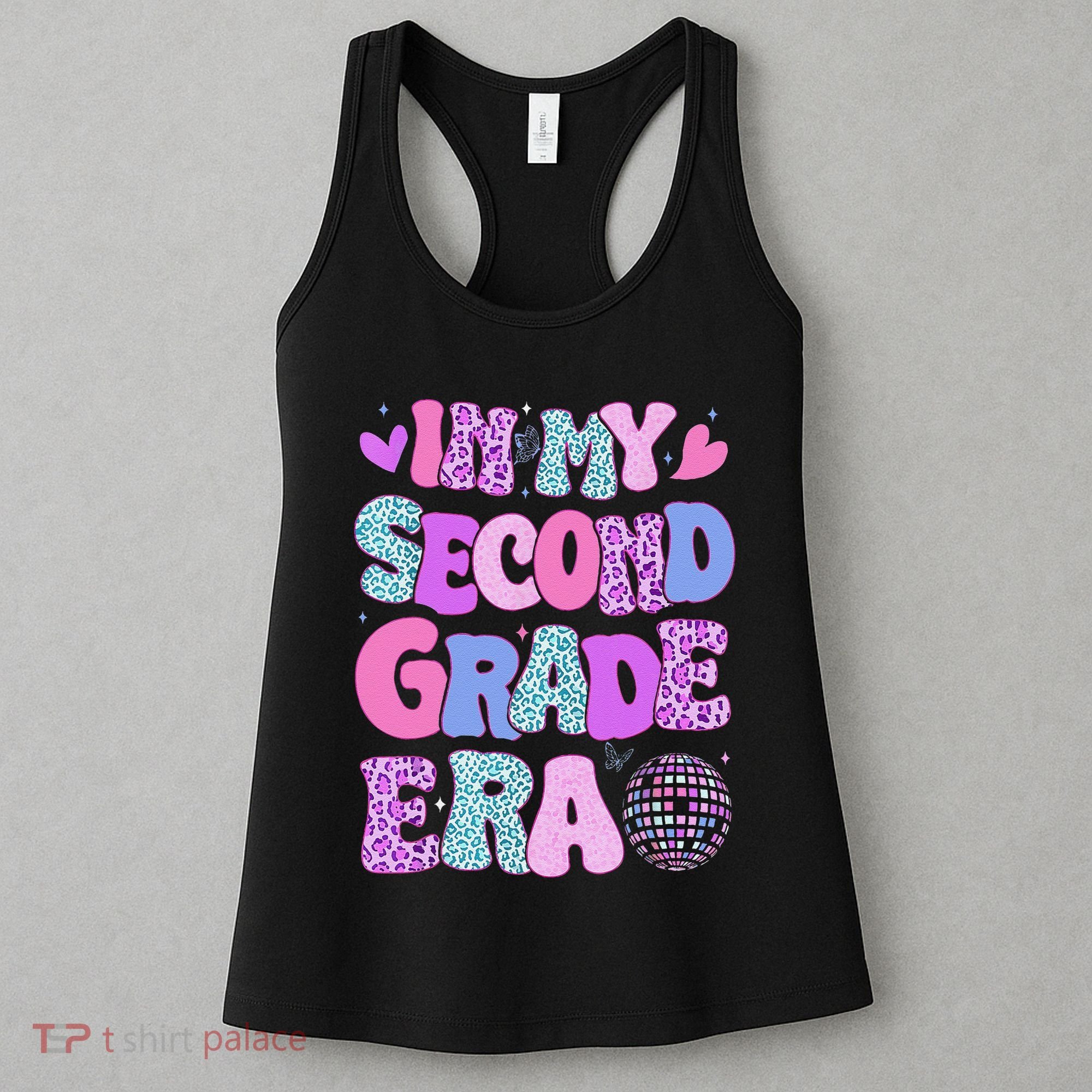 In My Second Grade Era Back To School 2nd Grade Teacher Women's Tank Top
