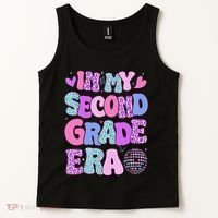 In My Second Grade Era Back To School 2nd Grade Teacher Tank Top thumb 2