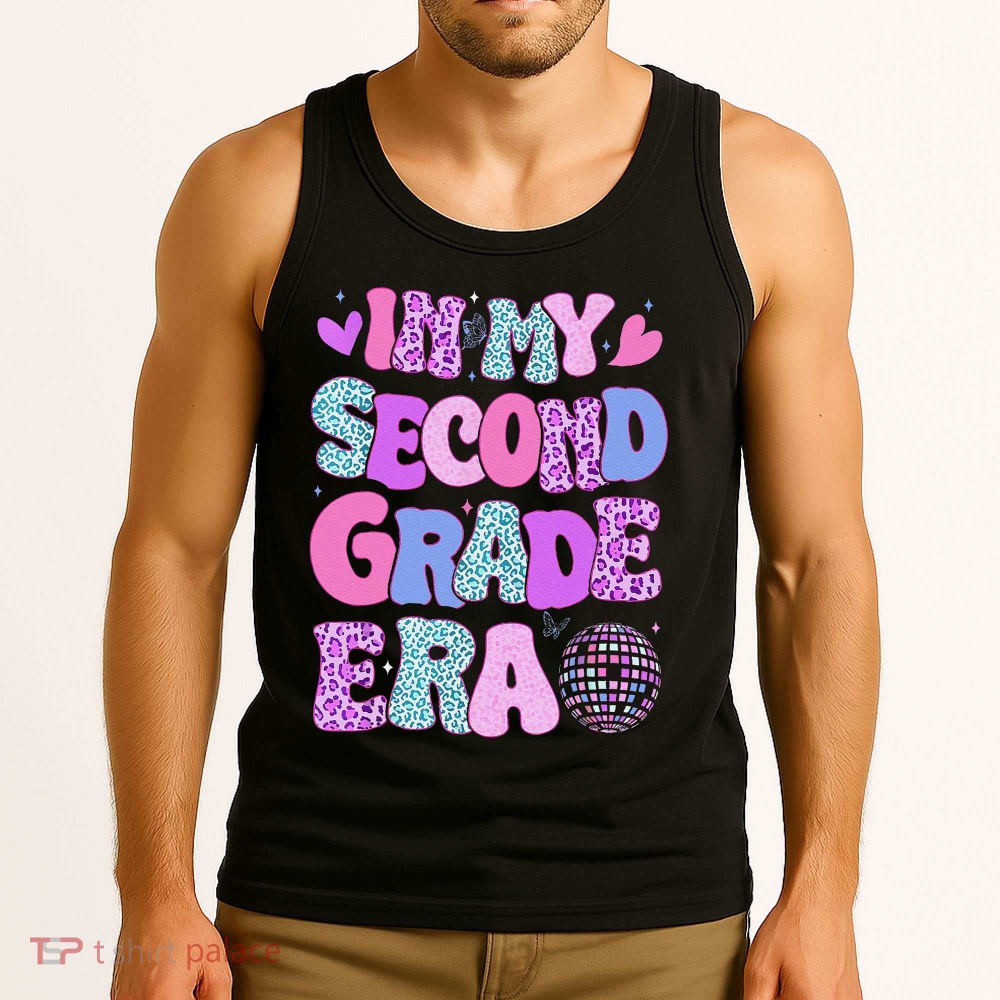 In My Second Grade Era Back To School 2nd Grade Teacher Tank Top