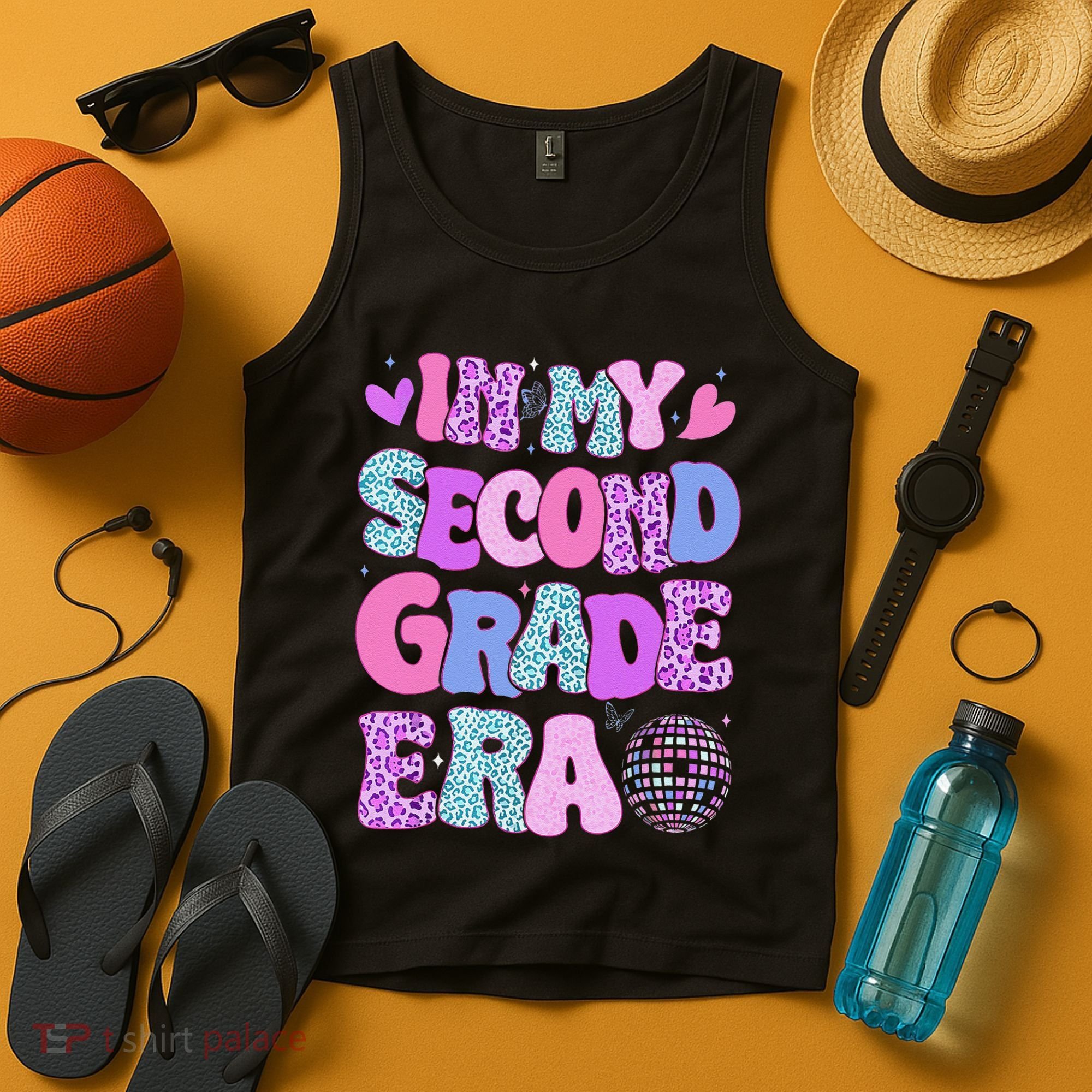In My Second Grade Era Back To School 2nd Grade Teacher Tank Top