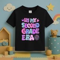 In My Second Grade Era Back To School 2nd Grade Teacher Toddler T-Shirt thumb 3