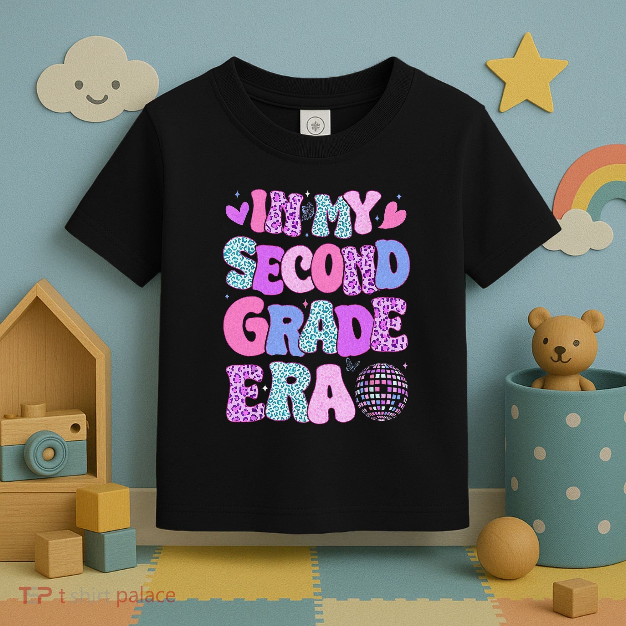 In My Second Grade Era Back To School 2nd Grade Teacher Toddler T-Shirt