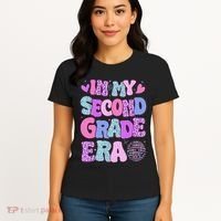 In My Second Grade Era Back To School 2nd Grade Teacher Women's T-Shirt thumb 4