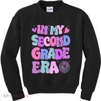In My Second Grade Era Back To School 2nd Grade Teacher Kids Sweatshirt thumb 0