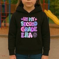In My Second Grade Era Back To School 2nd Grade Teacher Kids Hoodie thumb 3