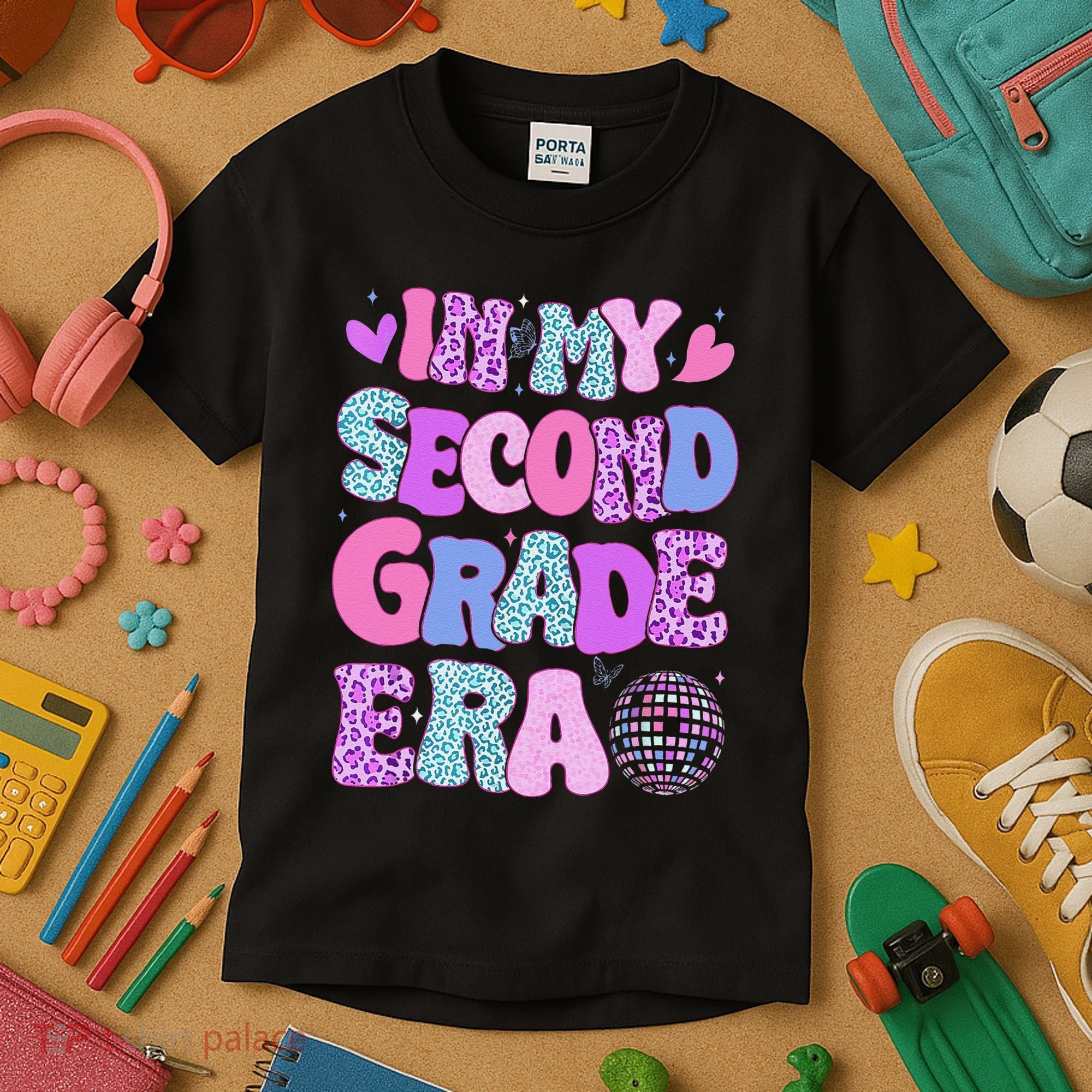In My Second Grade Era Back To School 2nd Grade Teacher Kids T-Shirt