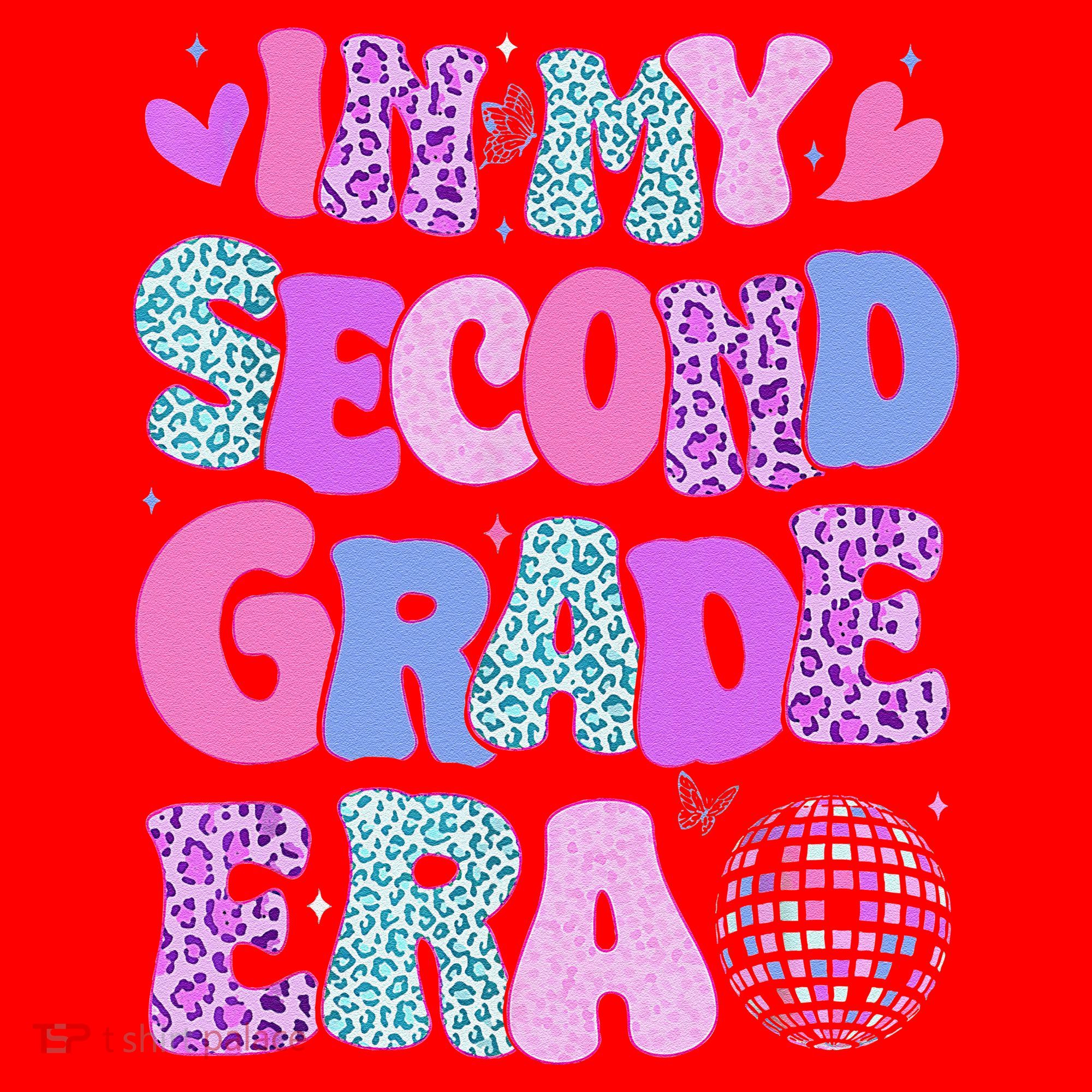 In My Second Grade Era Back To School 2nd Grade Teacher Santa Hat
