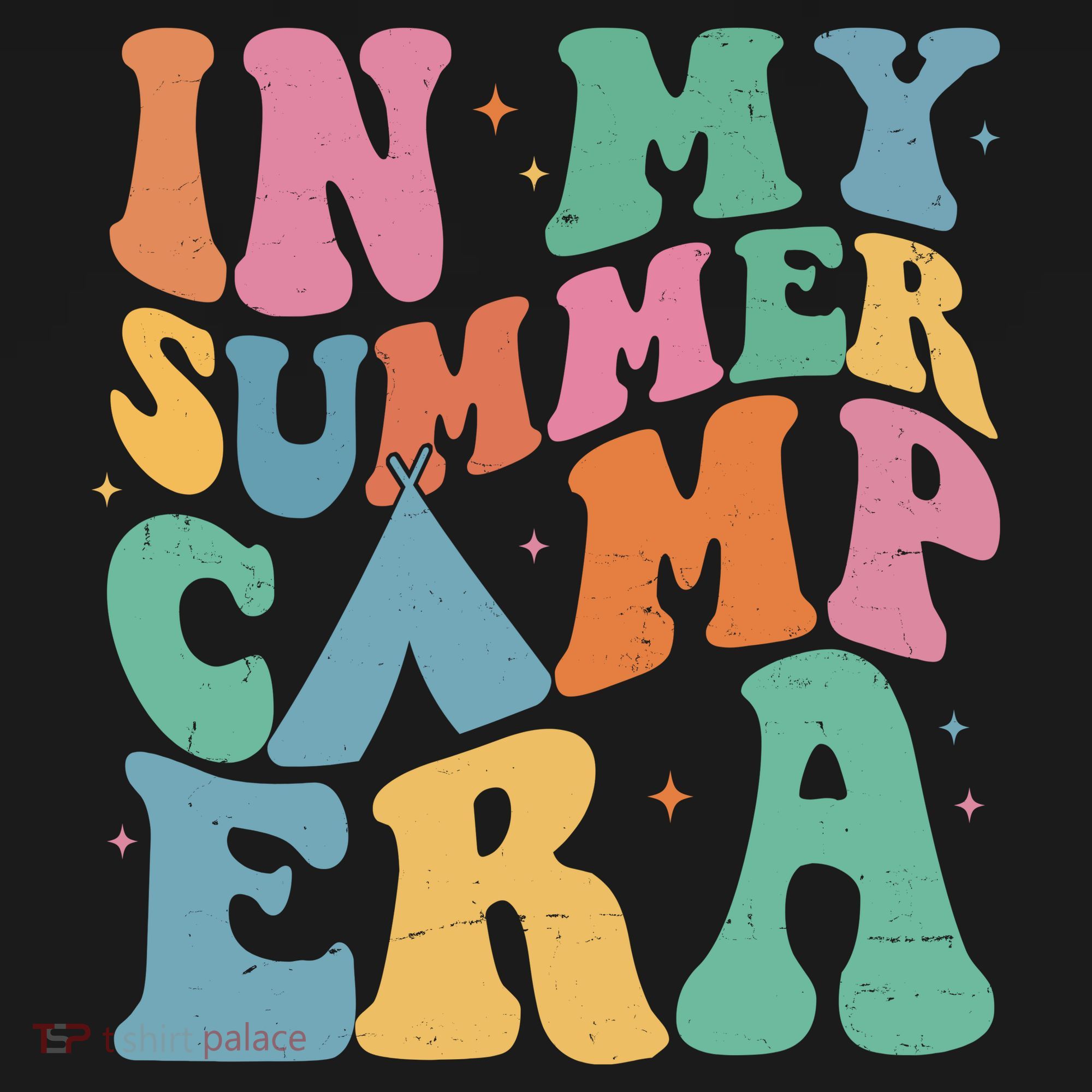 In My Summer Camp Era Retro Groovy Backpack