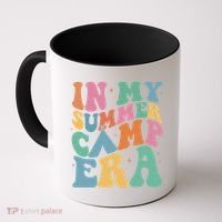 In My Summer Camp Era Retro Groovy Coffee Mug thumb 0