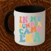 In My Summer Camp Era Retro Groovy Coffee Mug thumb 2