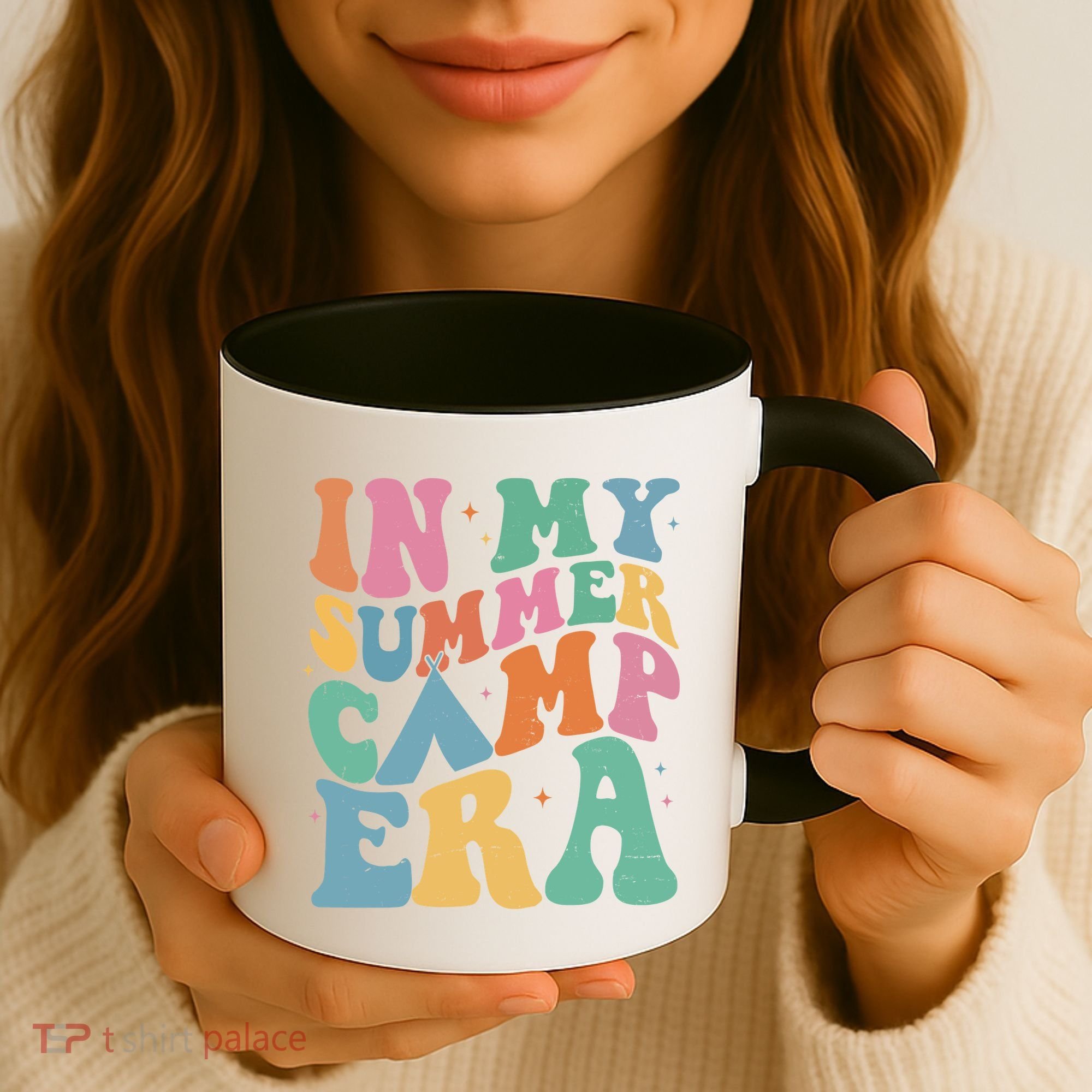 In My Summer Camp Era Retro Groovy Coffee Mug