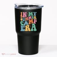 In My Summer Camp Era Retro Groovy Tumbler thumb 0