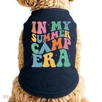 In My Summer Camp Era Retro Groovy Doggie Tank thumb 0