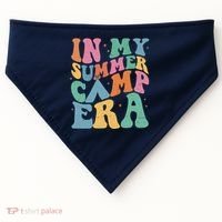 In My Summer Camp Era Retro Groovy USA-Made Doggie Bandana thumb 0