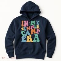 In My Summer Camp Era Retro Groovy Hoodie thumb 0