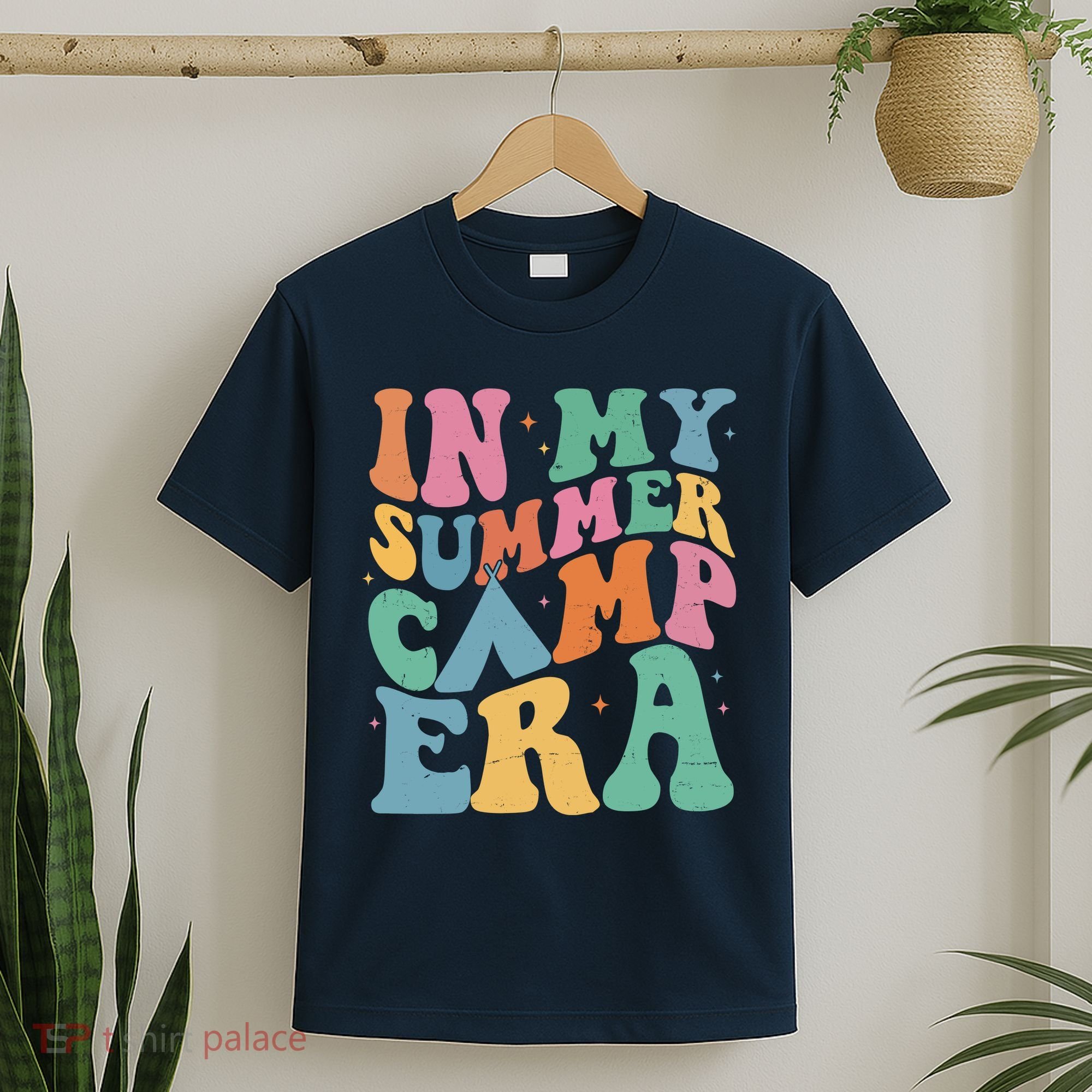 In My Summer Camp Era Retro Groovy T-Shirt