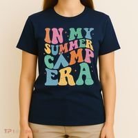 In My Summer Camp Era Retro Groovy T-Shirt thumb 4