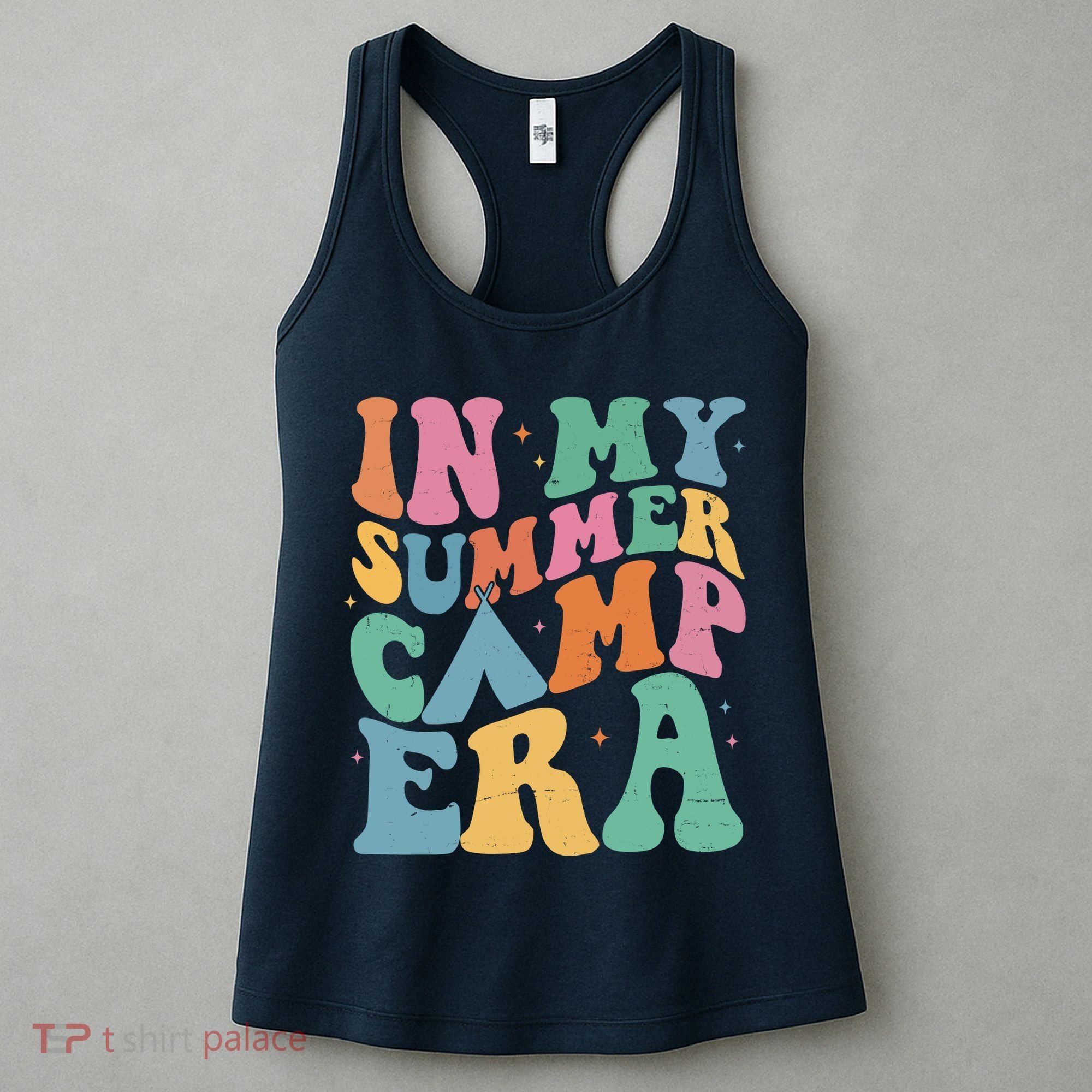In My Summer Camp Era Retro Groovy Women's Tank Top