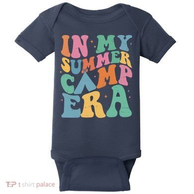 In My Summer Camp Era Retro Groovy Baby Bodysuit