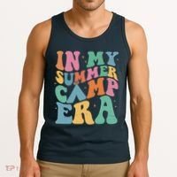 In My Summer Camp Era Retro Groovy Tank Top thumb 3