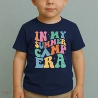 In My Summer Camp Era Retro Groovy Toddler T-Shirt thumb 2