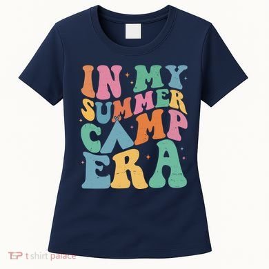 In My Summer Camp Era Retro Groovy Women's T-Shirt