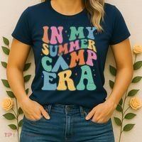 In My Summer Camp Era Retro Groovy Women's T-Shirt thumb 2